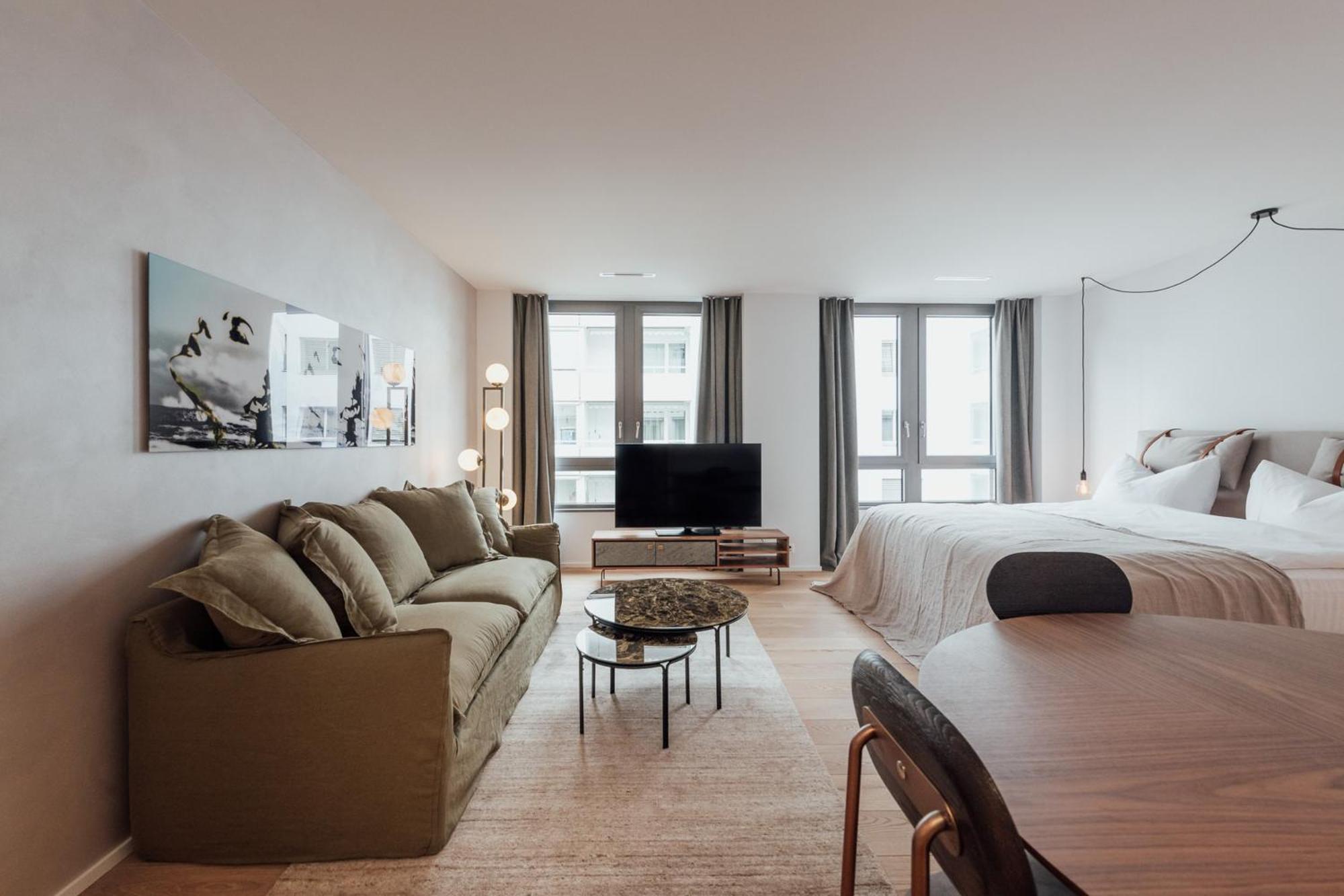 Gubelhof Suites Цуг Номер фото